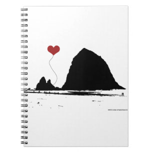 Carnet Haystack Rock Cannon Beach Côte de l'Oregon