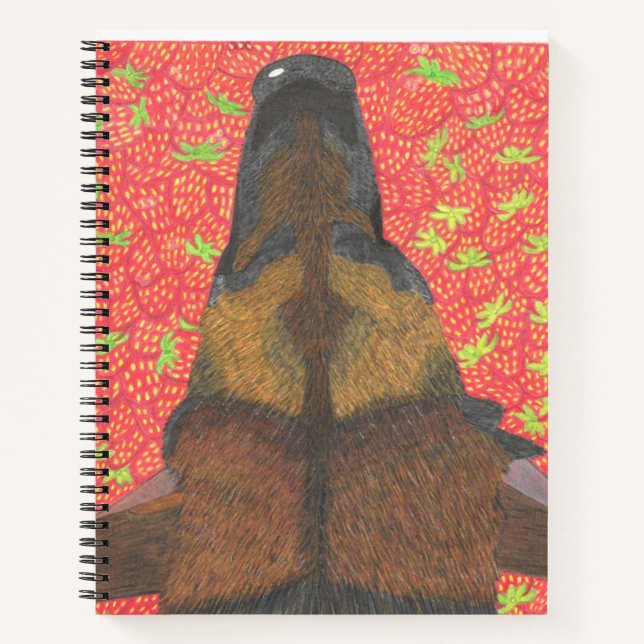 Carnet Head&Strawberry notebook (Devant)