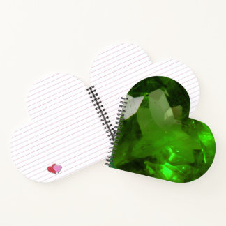 Carnet Heart‑Shaped Emerald
