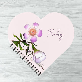 Carnet Heart Shaped Wax flower 