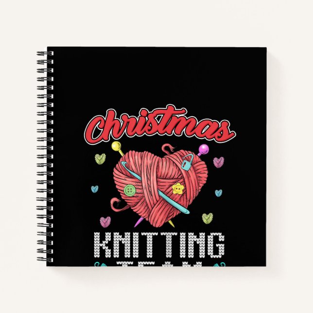 Carnet Heart Yarn crochet (Devant)