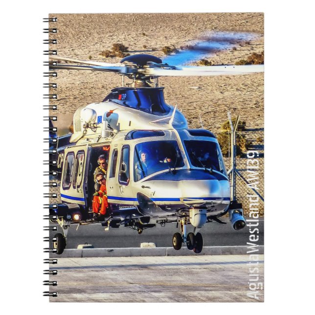 Carnet Hélicoptère de police d'AgustaWestland AW139 (Devant)