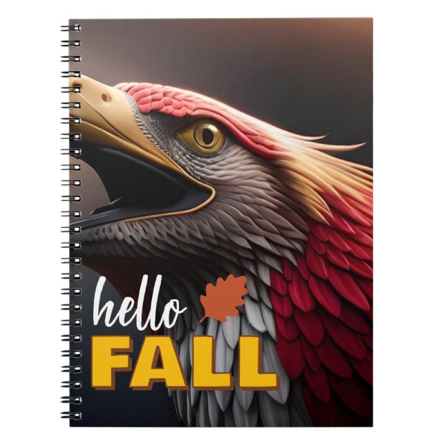 Carnet Hello Fall Fantasy Bird Notebook (Devant)