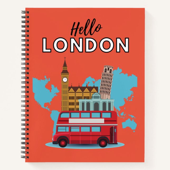 Carnet Hello London (Devant)