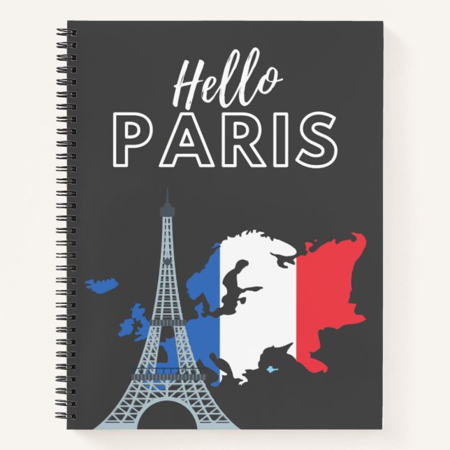 Carnet Hello Paris (Devant)