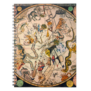 Carnet Hémisphère céleste, 1790