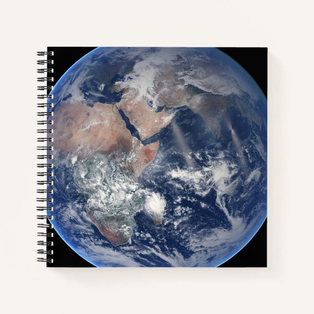Carnet Hémisphère Est Sur La Planète Terre. (Devant)