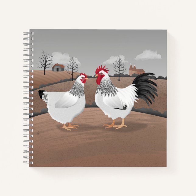 Carnet Hen & Rooster (Devant)