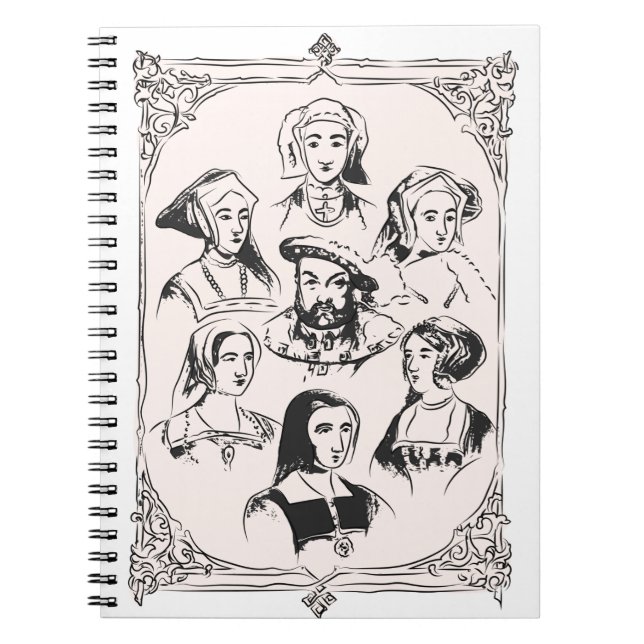 Carnet Henry VIII et épouses (Devant)