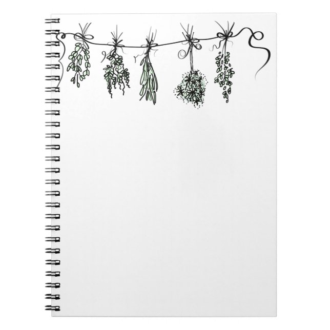 Carnet Herbes du jardin (Devant)