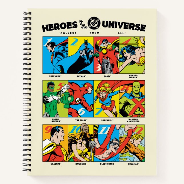 Carnet Heroes of the DC™ Universe (Devant)