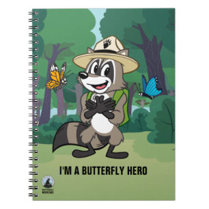 Carnet Héros de papillon de Rick   de garde forestière -