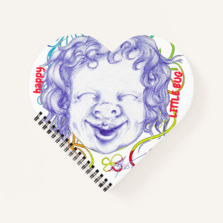 Carnet Heureux et riant de joie 