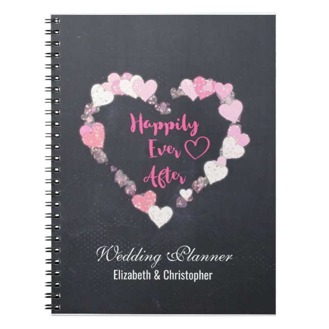 Carnet Heureux Jamais après le Wedding planner de Coeurs  (Devant)