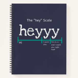 Carnet Hey Scale Heyyyy Funny
