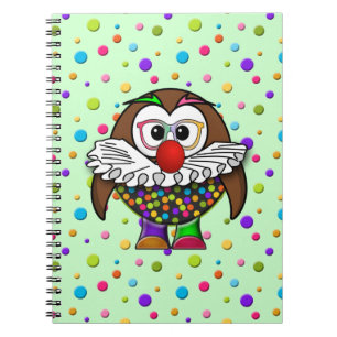 Carnet hibou clown