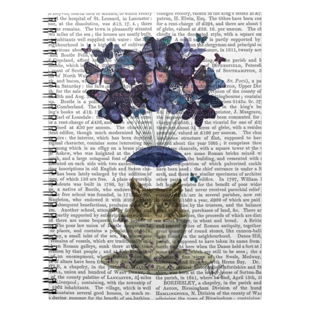 Carnet Hibou Dans La Teacup (Devant)