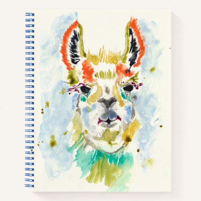 Carnet Hifi Llama - Portrait (Devant)