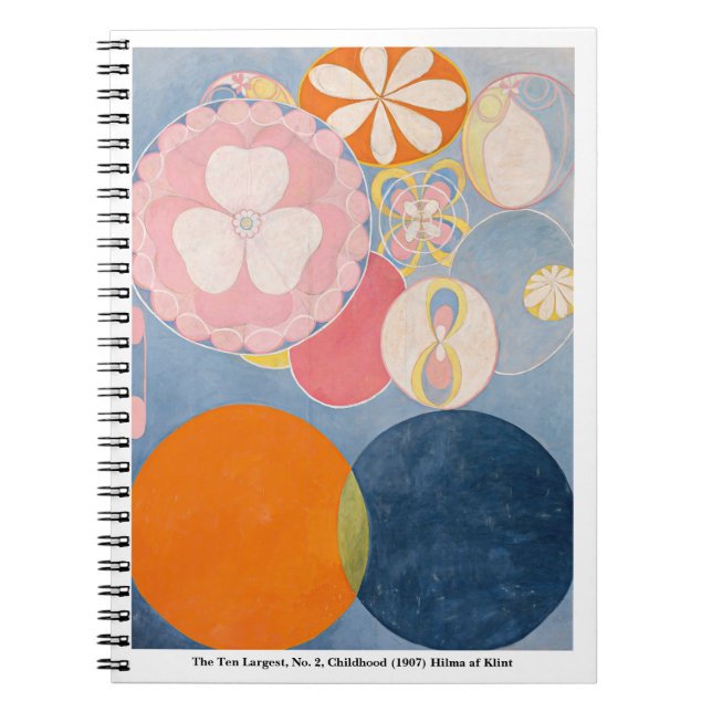 Carnet Hilma af Klint art abstrait (Devant)