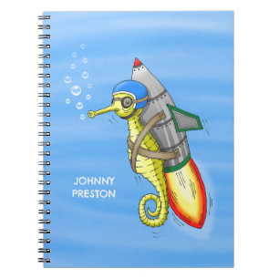 Carnet Hippocampe Fusée