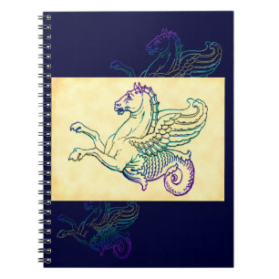 Carnet Hippocampe Mythique Sea Horse Art Vintage