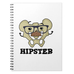 Carnet Hipster Funny Hip Bone Anatomie Pun