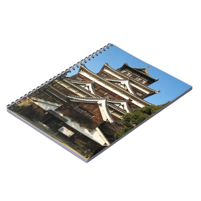 Carnet Hiroshima Castle 広 島 城, Hiroshima, Japon (Côté gauche)