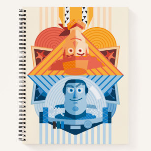 Carnet Histoire du jouet Woody & Buzz Reversible Graphi