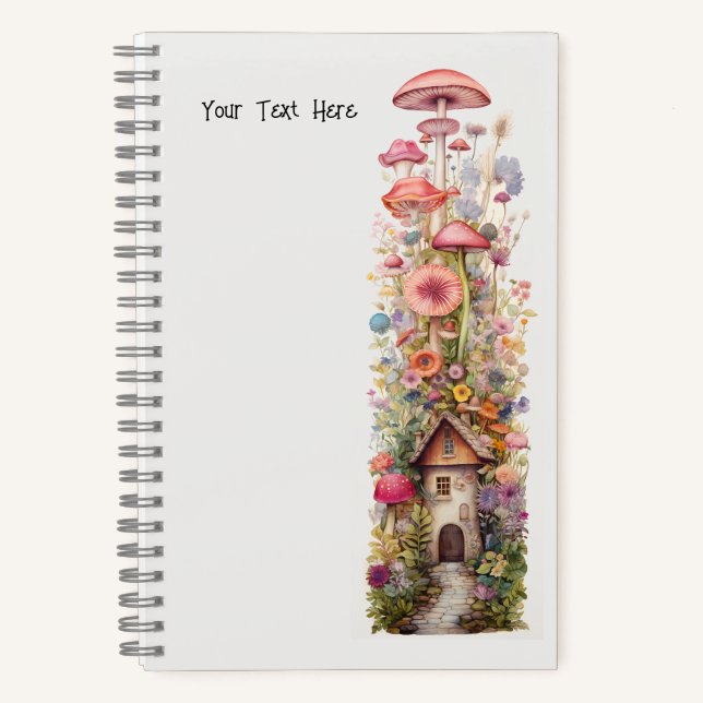 Carnet Histoires de fées Fleurs de champignons (Recto)