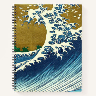 Carnet Hokusai Big Wave Japon Art japonais
