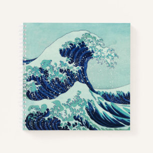 Carnet Hokusai Blue Waves
