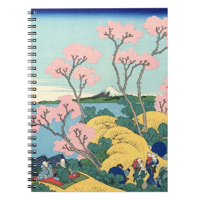 Carnet Hokusai Fuji de Gotenyama sur le Tōkaidō (Devant)