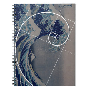 Carnet Hokusai rencontre Fibonacci, rapport d'or