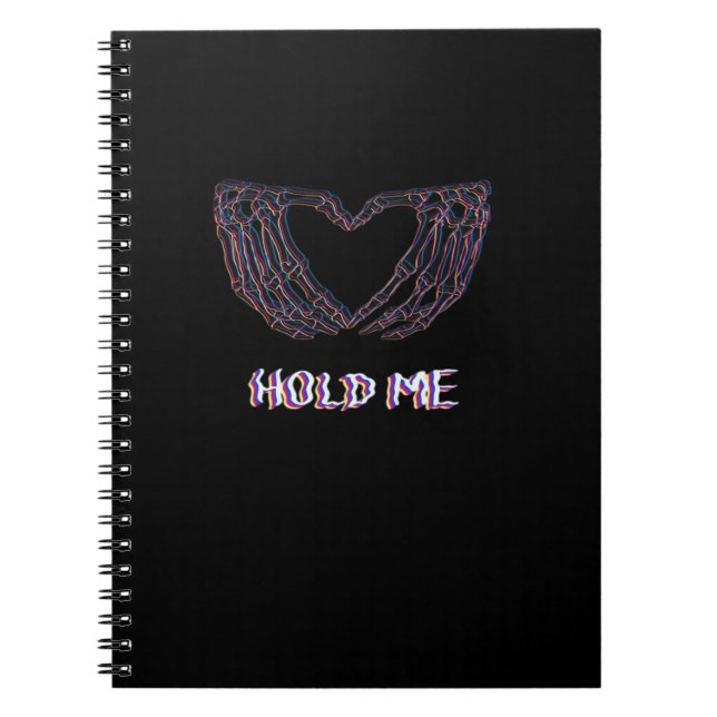 Carnet Hold Me Classic - Skeleton Hand Heart (Devant)