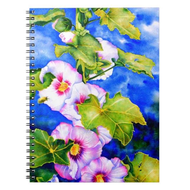 Carnet Hollyhocks (Devant)