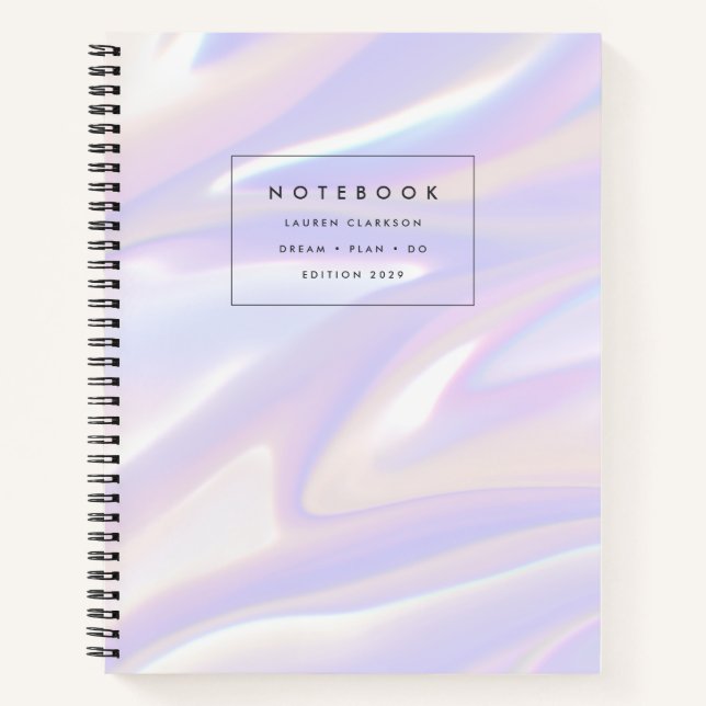 Carnet holographique moderne (Devant)