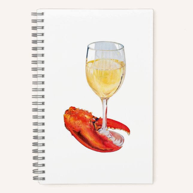 Carnet Homard et vin (Recto)