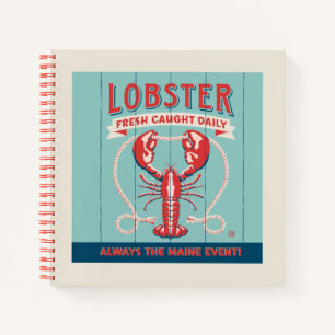 Carnet Homard frais pris tous les jours   Maine