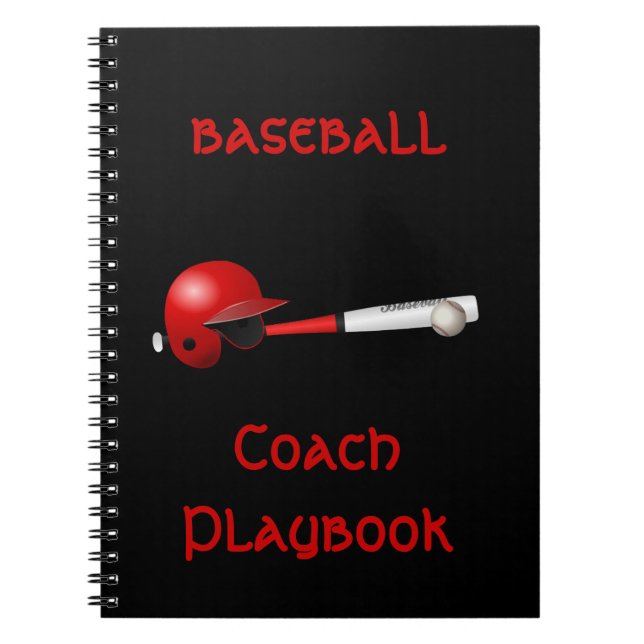 Carnet Home Run Game Team Coach Sports Ball Fun Baseball (Devant)
