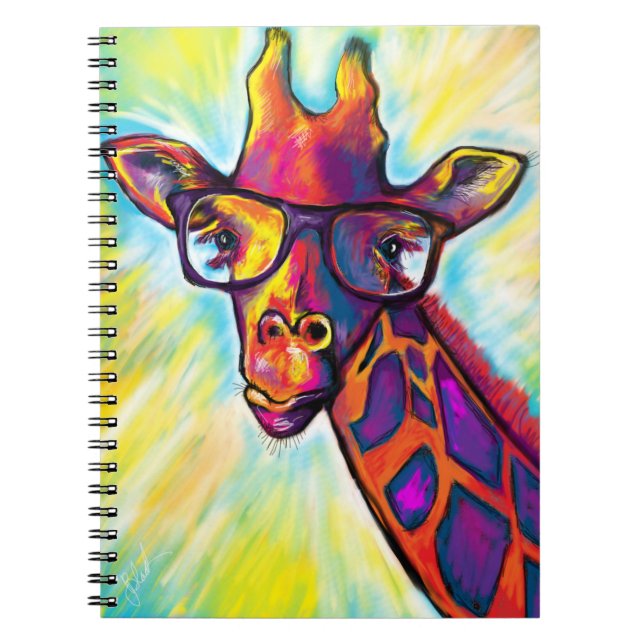 Carnet Homme de la Giraffe folle (Devant)