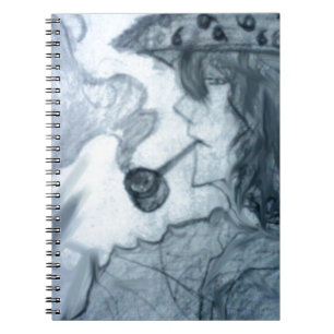 Carnet homme fumer pipe manga anime