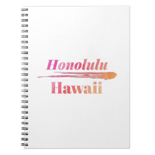 Carnet Honolulu Hawaii Low Poly