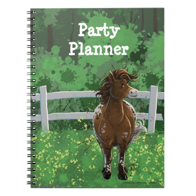 Carnet Horaire de la fête Appaloosa Horse (Devant)