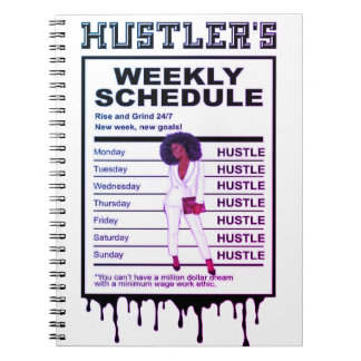 Carnet Horaire hebdomadaire de Hustler