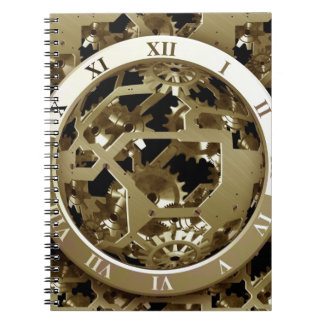 Carnet Horloge des engrenages Bureau Conception Art numér