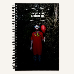 Carnet Horreur du mal clown effrayant