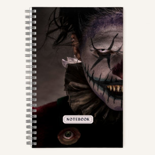 Carnet Horreur du mal clown effrayant