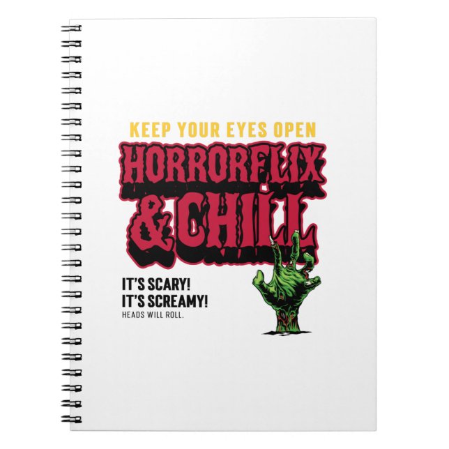 Carnet Horrorflix Et Chaleur (Devant)