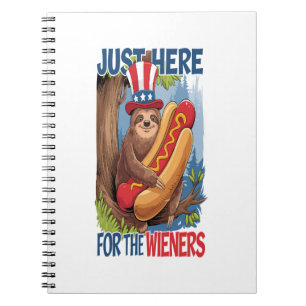 Carnet Hot Dog de Paresseux BBQ 4 Juillet