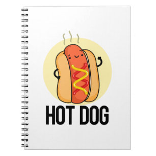 Carnet Hot Dog Funny Hot Dog Food Pun